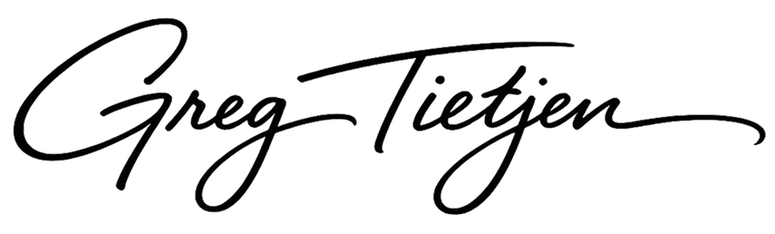 Greg Tietjen signature